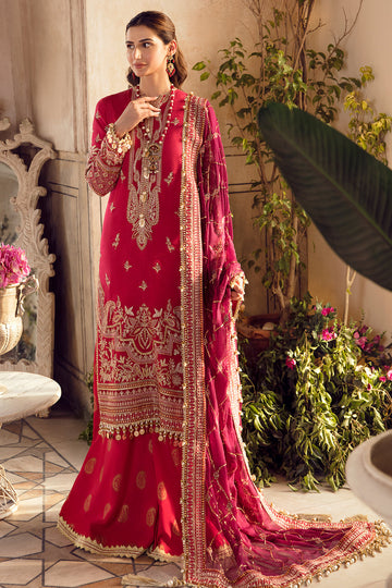 Afrozeh Zinnia La Fuchsia Wedding Edit 2022 Online Shopping